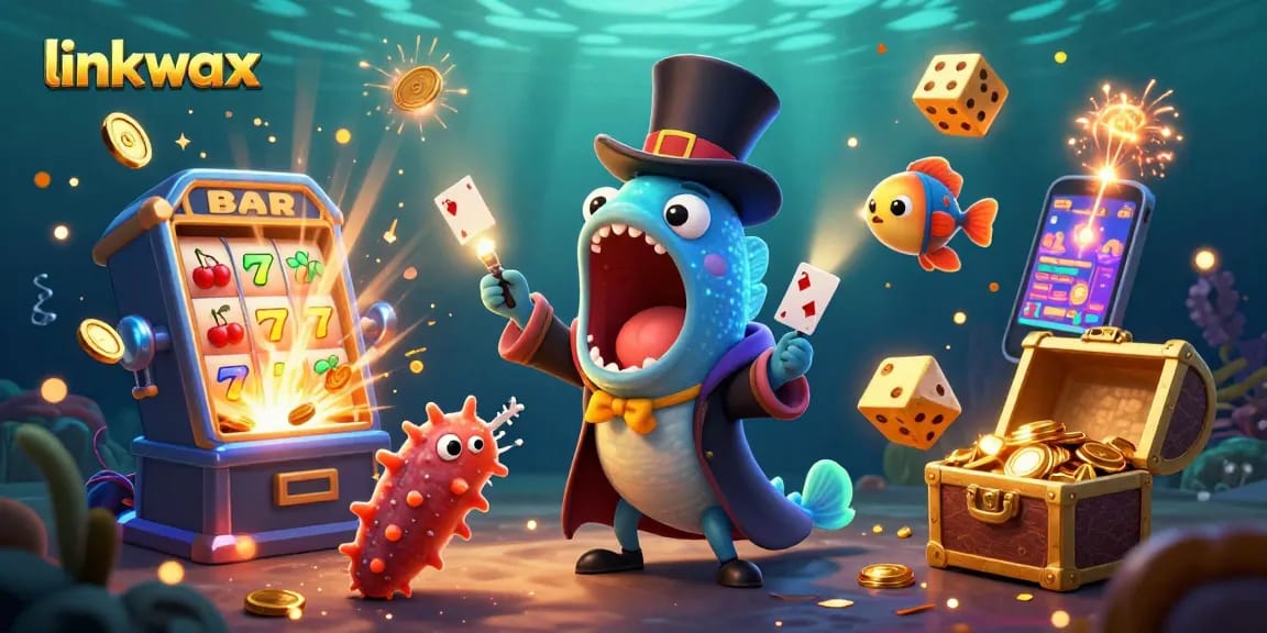 Experience thrilling casino excitement with link vmax in this vibrant underwater scene.