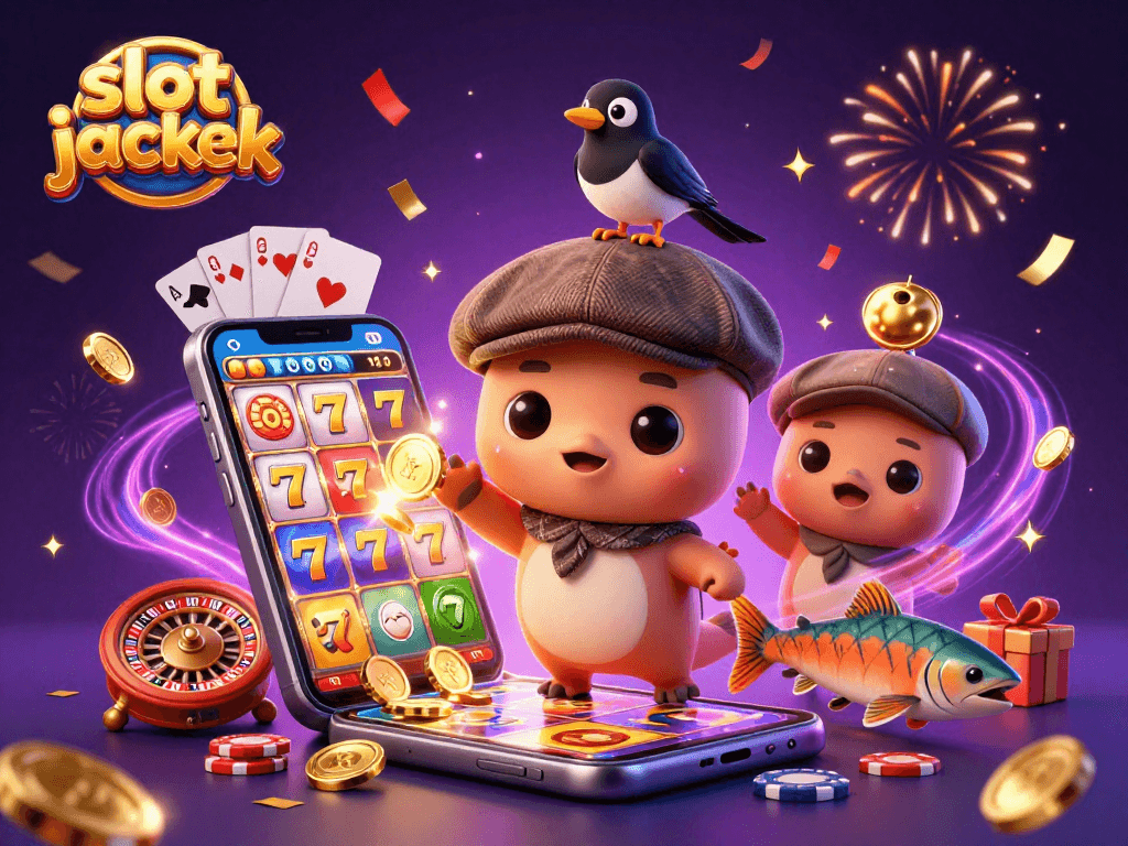 Experience thrilling wins with slot jackpot excitement illuminated in a vibrant, dynamic casino scene.