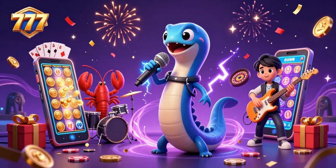 Experience the thrill of 777 with a vibrant underwater casino scene featuring lively characters and exciting gameplay elements.