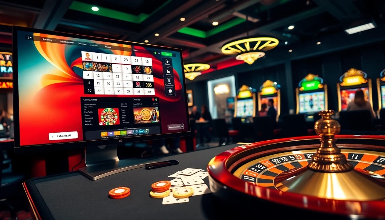 Vivez l'excitation du casino en ligne Français 2026 avec des tables de poker vibrantes et des roues de roulette.