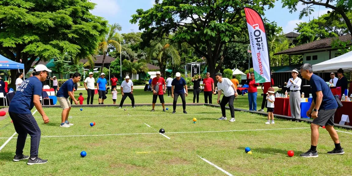 Turnamen petanque di FOPI Kota Balikpapan, menyatukan komunitas dan semangat olahraga.