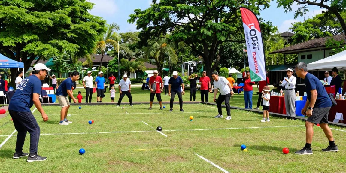 Turnamen petanque di FOPI Kota Balikpapan, menyatukan komunitas dan semangat olahraga.