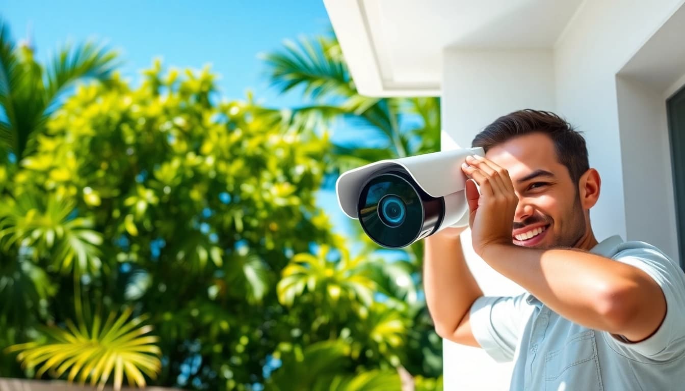 Cámaras Hikvision de alta calidad instaladas para la seguridad del hogar en Guanacaste, Costa Rica.