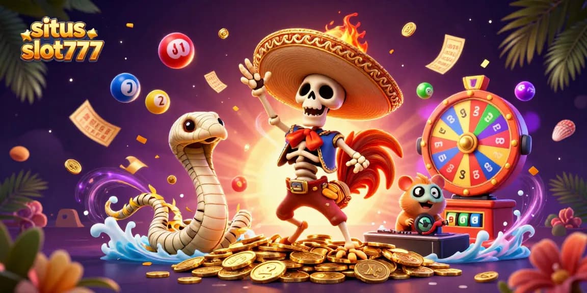 Menangkan permainan di situs slot777 dengan visual mengesankan dari karakter kasino yang dinamis.
