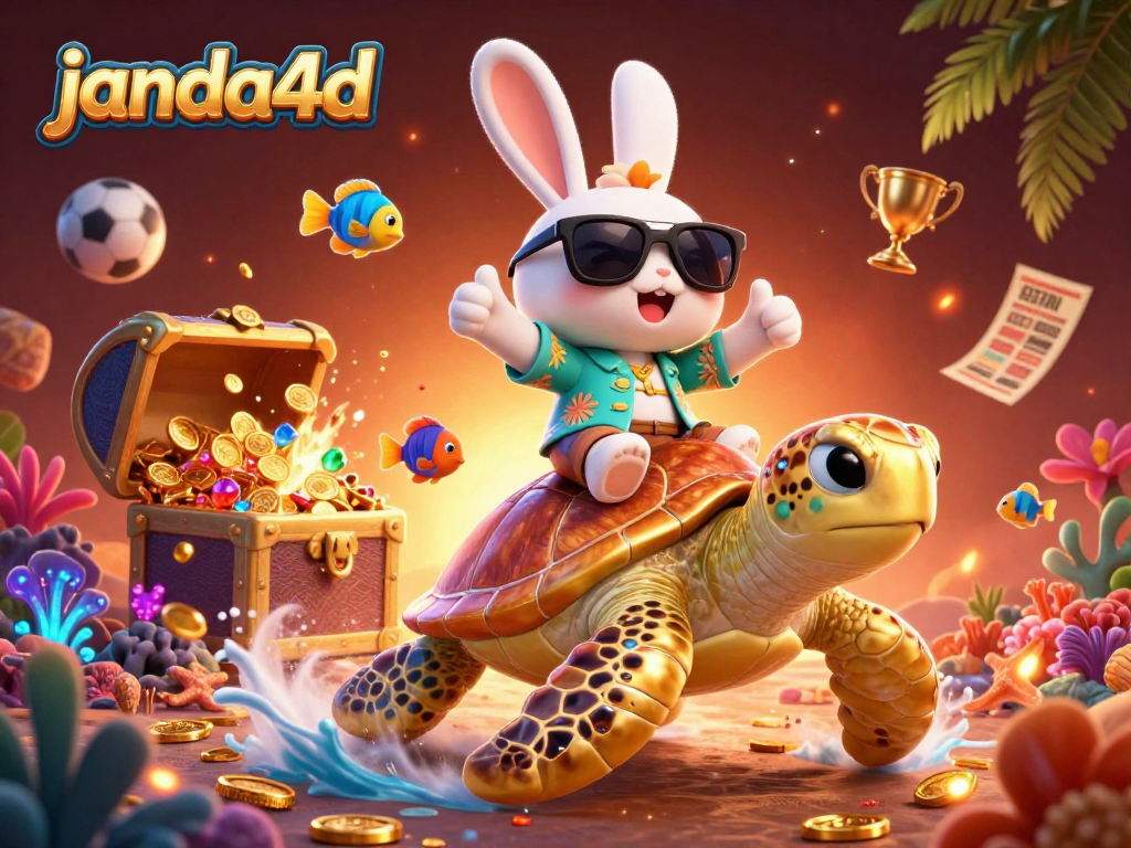 Janda4d memberikan pengalaman bermain bola online yang menyenangkan dengan karakter 3D kucing dan seekor penyu emas.