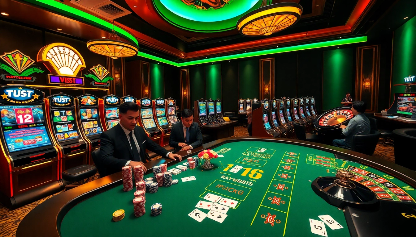 Participez à des jeux passionnants au casino en ligne Français 2026 avec des machines à sous vibrantes et des tables dynamiques.