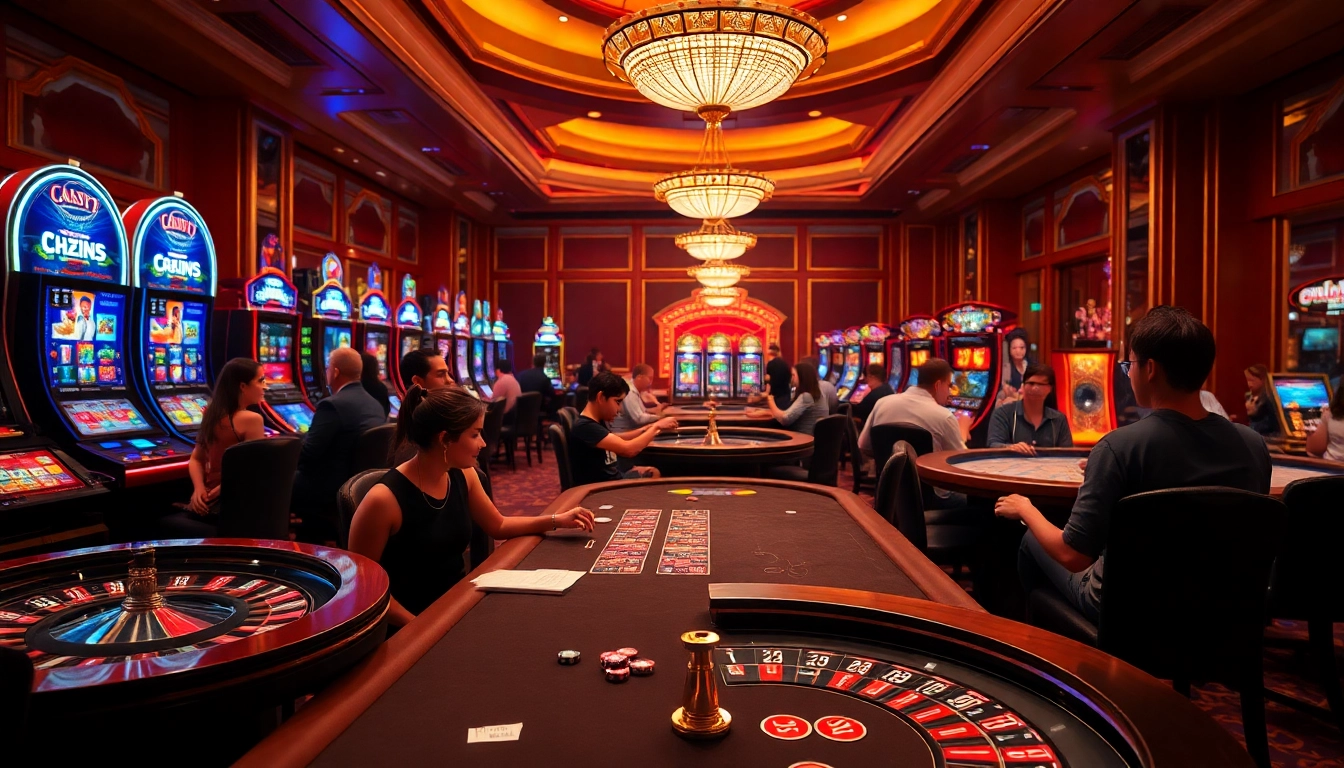 Découvrez l'excitation du casino en ligne Français 2026 avec des tables de poker élégantes et des machines à sous vibrantes.