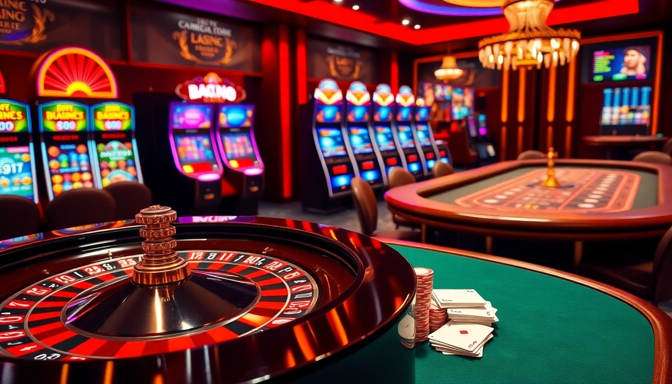 Découvrez le luxe du jeu avec la roulette, les jetons de poker, et des visuels de casino en ligne vibrants en France.