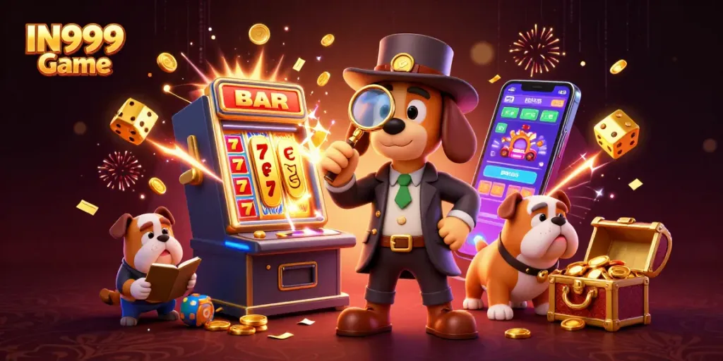 Experience the thrill of the IN999 Game with detectives and jackpot adventures.