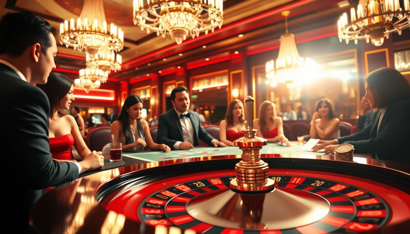 Immerse yourself in the best csgo gambling sites reddit with this vivid casino scene showcasing excitement.