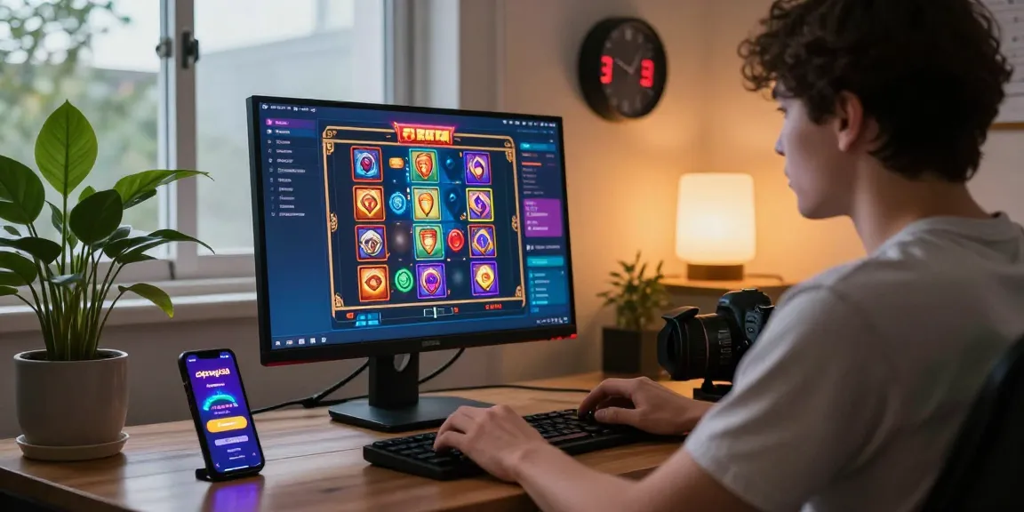 Pengguna cipung138 asyik bermain slot online dengan suasana nyaman sambil mengecek promo di smartphone.