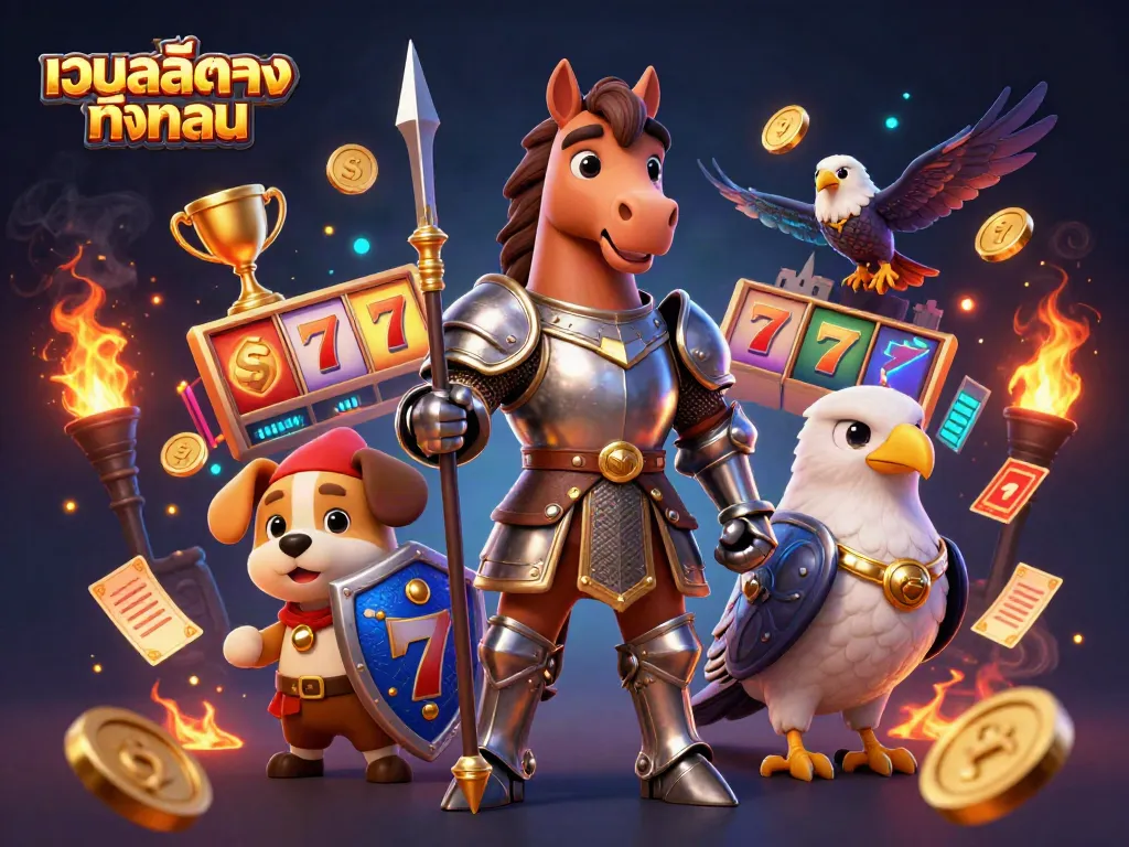 สัมผัสความมันส์ของเกม เว็บสล็อตตรงทั้งหมด ในภาพ 3D เสมือนจริง