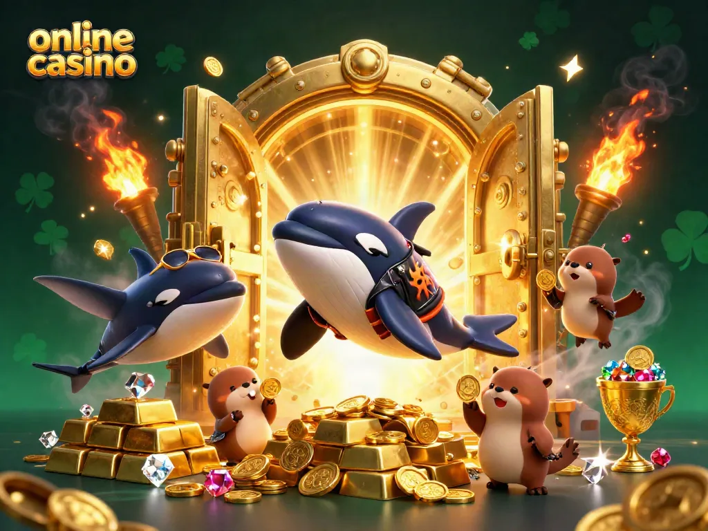 Gioca nei migliori casinò online con l'orca biker e gli altri personaggi mentre vincono tesori d'oro.