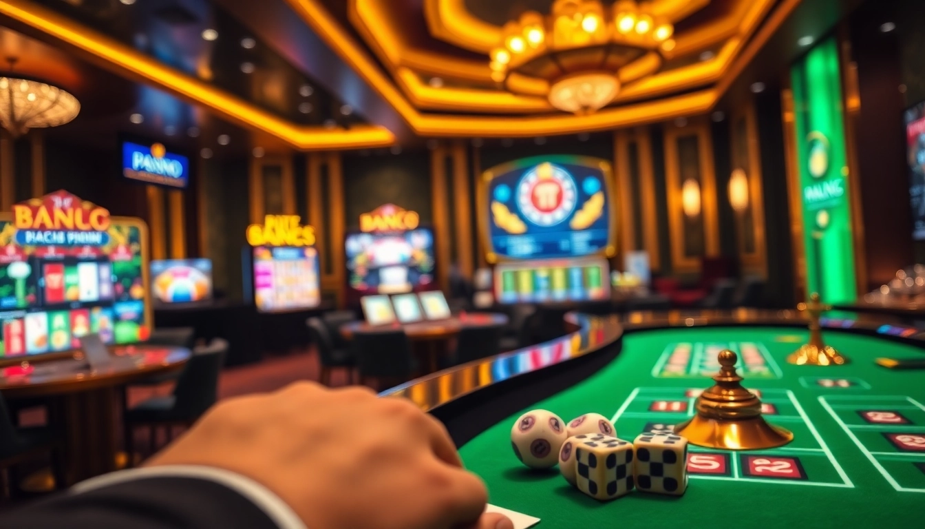Vivez l'excitation du meilleur casino en ligne France avec des joueurs profitant de jeux vibrants comme les machines à sous et la roulette.