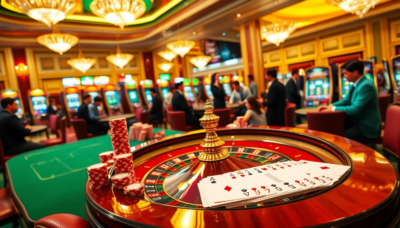 Découvrez l'excitation du meilleure casino en ligne avec des joueurs profitant de la roulette et du poker.