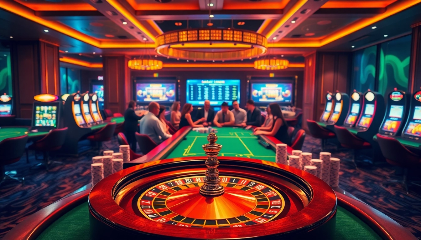Vivez l'excitation sur un site de casino en ligne avec des machines à sous vibrantes et des tables de poker.
