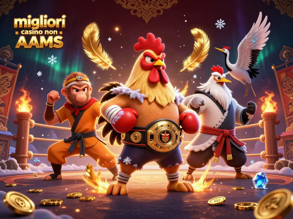 Scommetti nei migliori casino non AAMS con un rooster di Muay Thai e un monaco Shaolin in scena