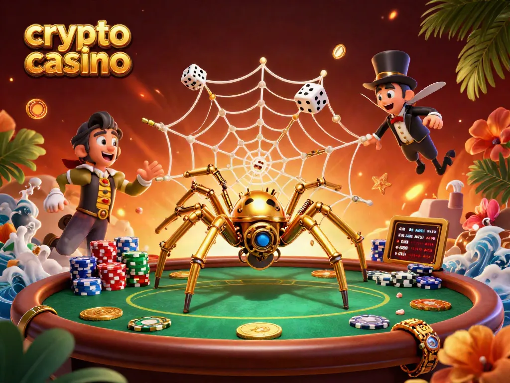 Gioca nei migliori crypto casino con monete digitali mentre catturi dadi sfortunati.