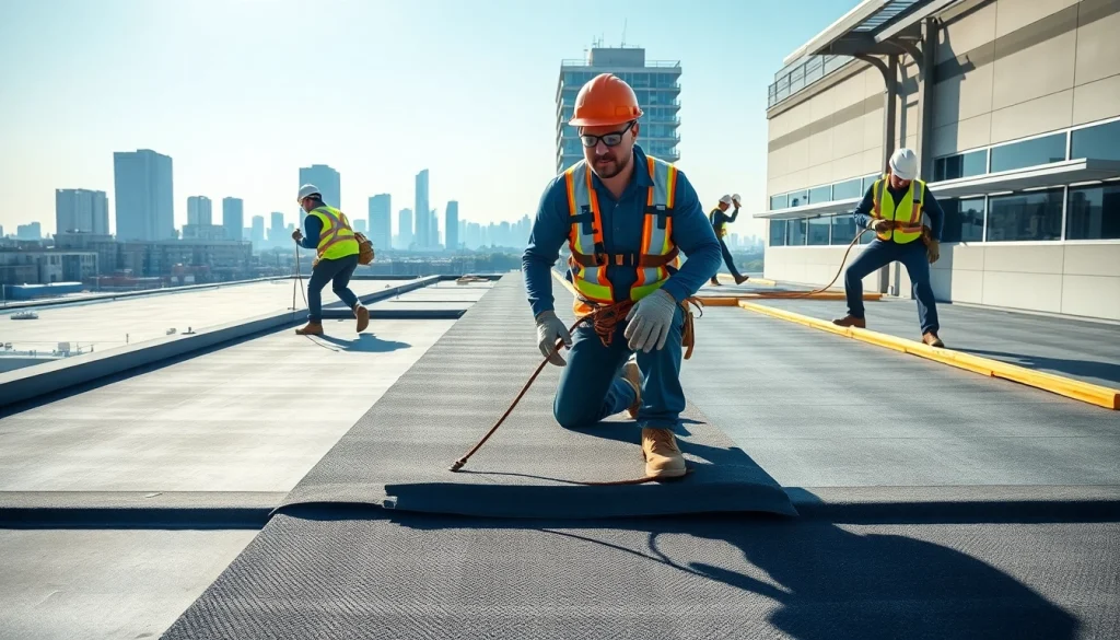 Provide expert commercial roofing services with professional installation for durability.