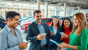 Buy a car through a dynamic dealership experience with diverse customers and appealing vehicles.