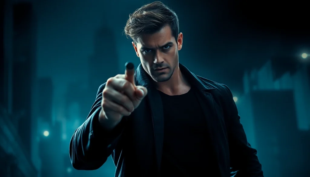 Heroic figure embodying action and intrigue, inspired by Similar to reacher series