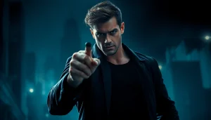 Heroic figure embodying action and intrigue, inspired by Similar to reacher series