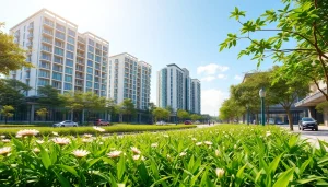 Discover a stunning view of the Tampines EC, showcasing its modern design and vibrant lush surroundings.