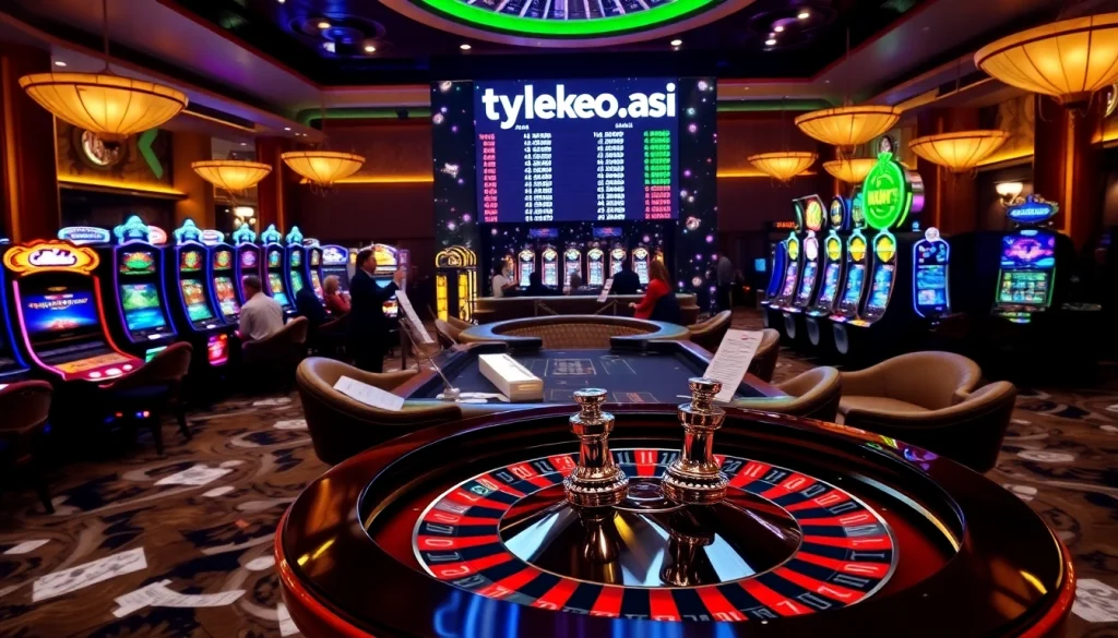 Engage with excitement at tylekeo.asia in a vibrant casino filled with thrilling games.