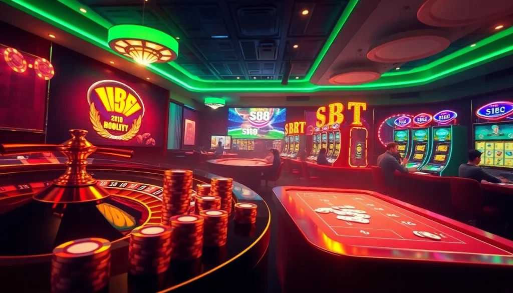 S88 nhà cái offers an exhilarating online gambling experience with vibrant casino tables and engaging gameplay.