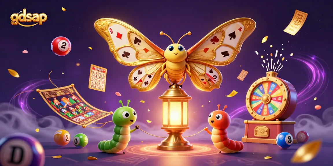 Experience winning moments at gdsap with a vibrant 3D illustration showcasing casino-themed elements.
